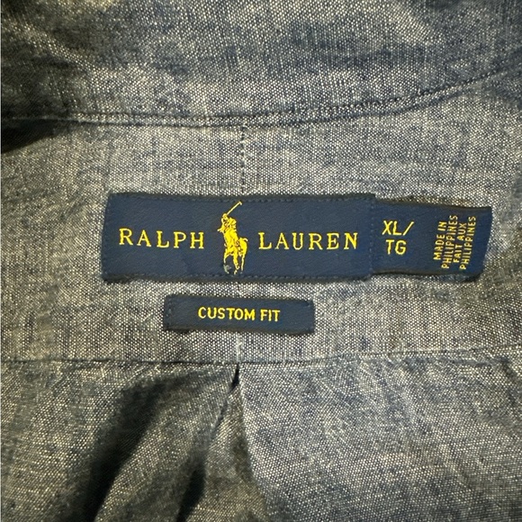 Ralph Lauren Classic Blue Casual Shirt - Picture 5 of 6